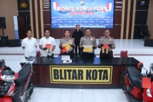 Polres Blitar Kota Ungkap Jaringan Curanmor Lintas Daerah, Amankan Dua Tersangka